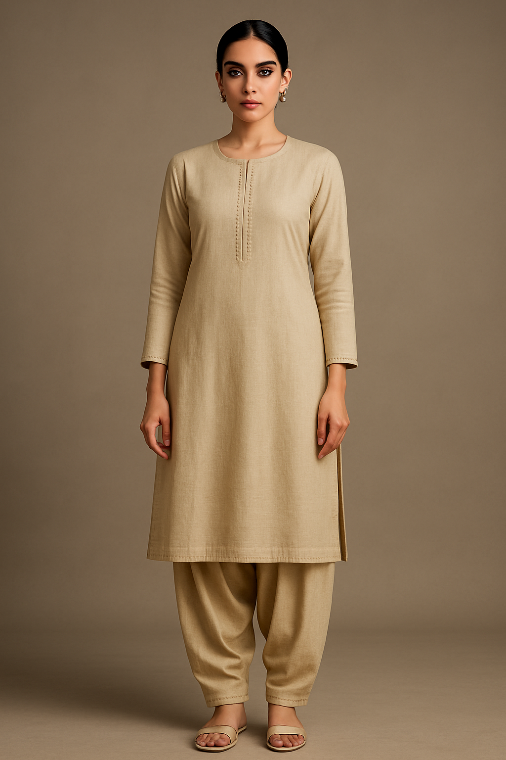 AI Generated - Simple Salwar Kameez (2-piece)