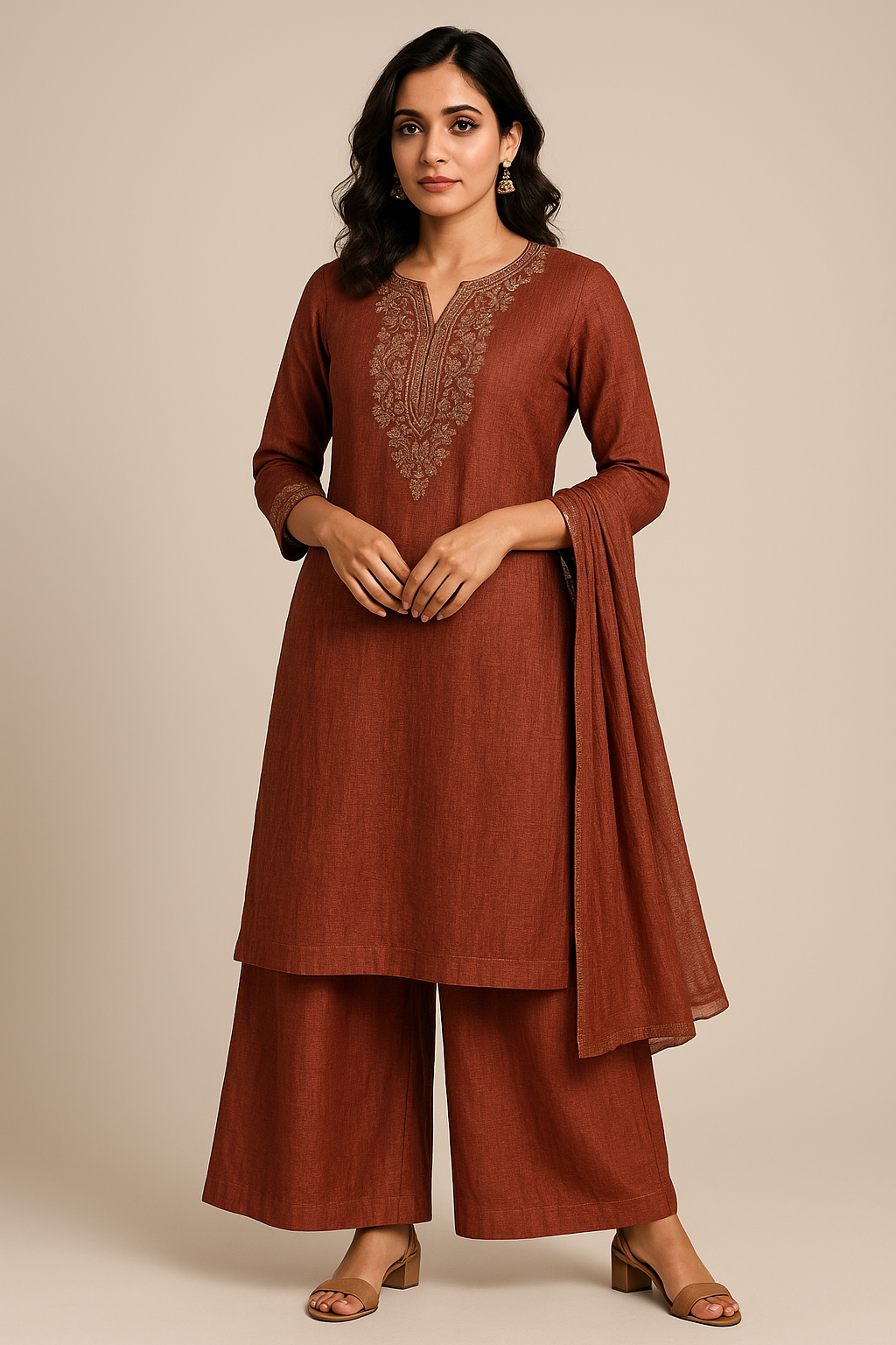 AI Generated - Palazzo Suit