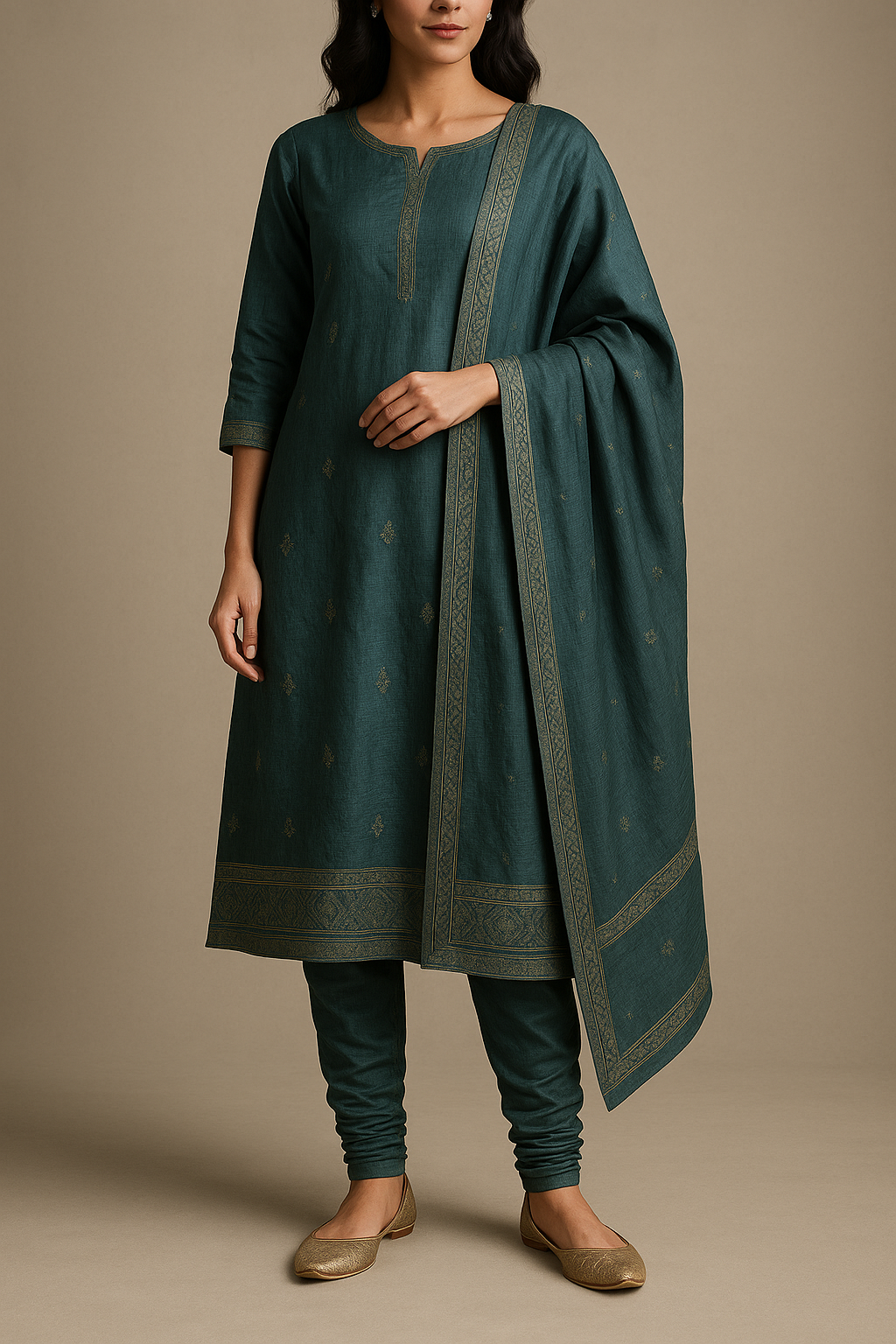 AI Generated - Churidar