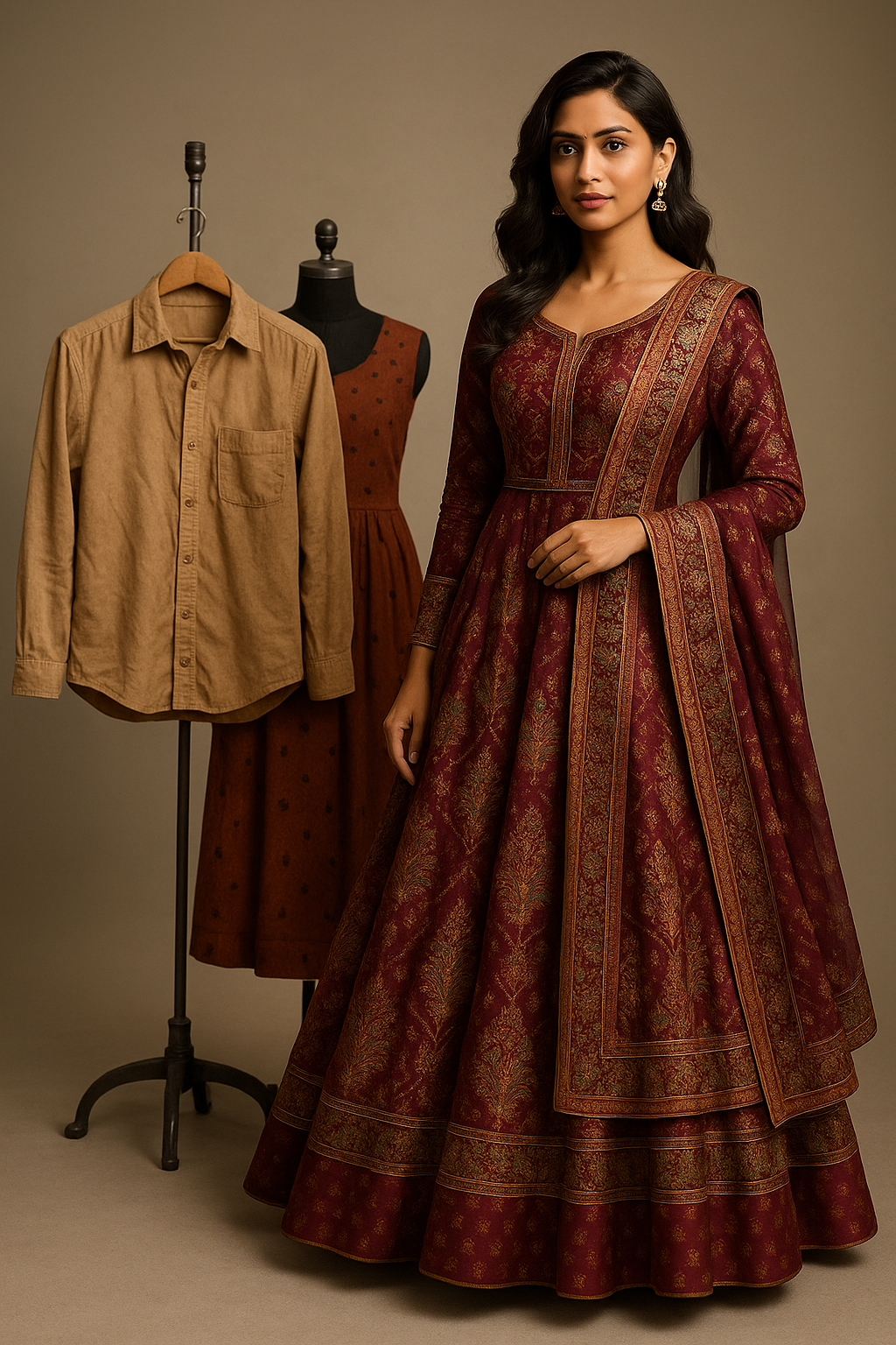 AI Generated - Re-modeling Old Garments