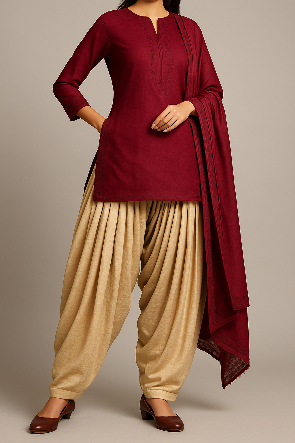 AI Generated - Patiala Salwar