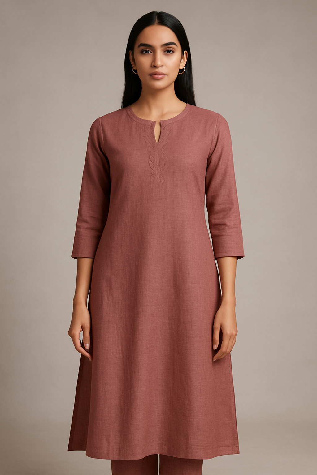 AI Generated - Straight Cut/A-Line Kameez