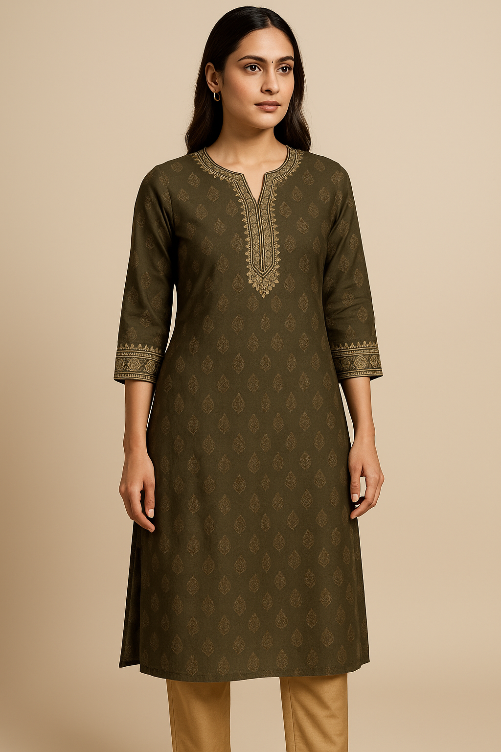 AI Generated - Long Kurti