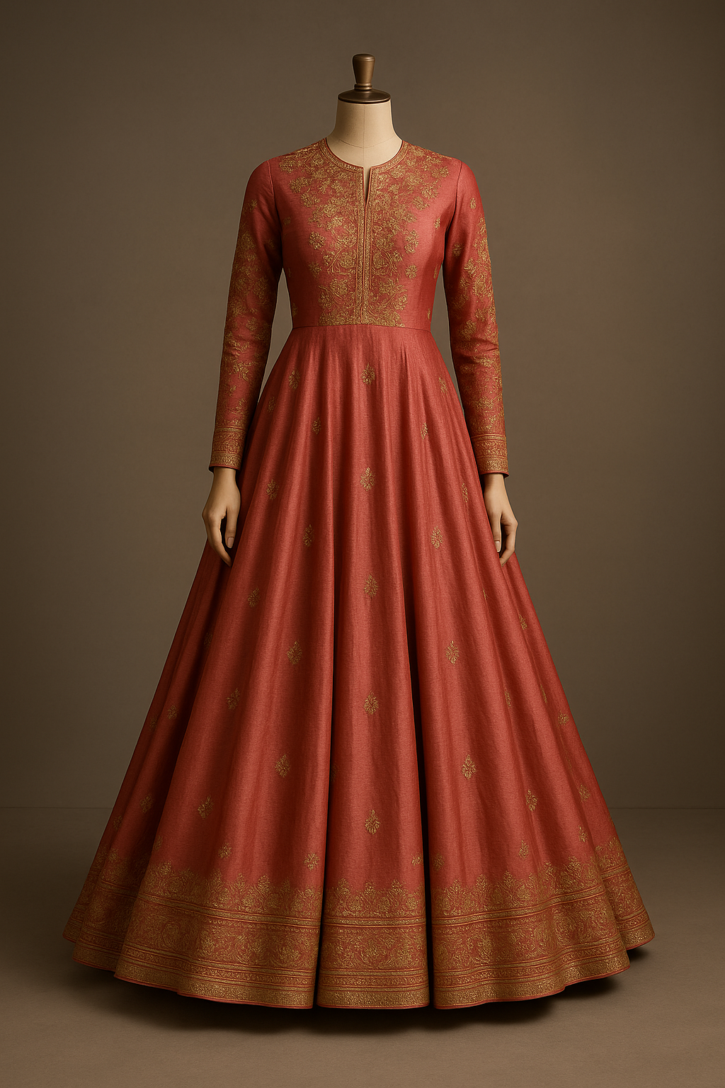AI Generated - Anarkali Gown