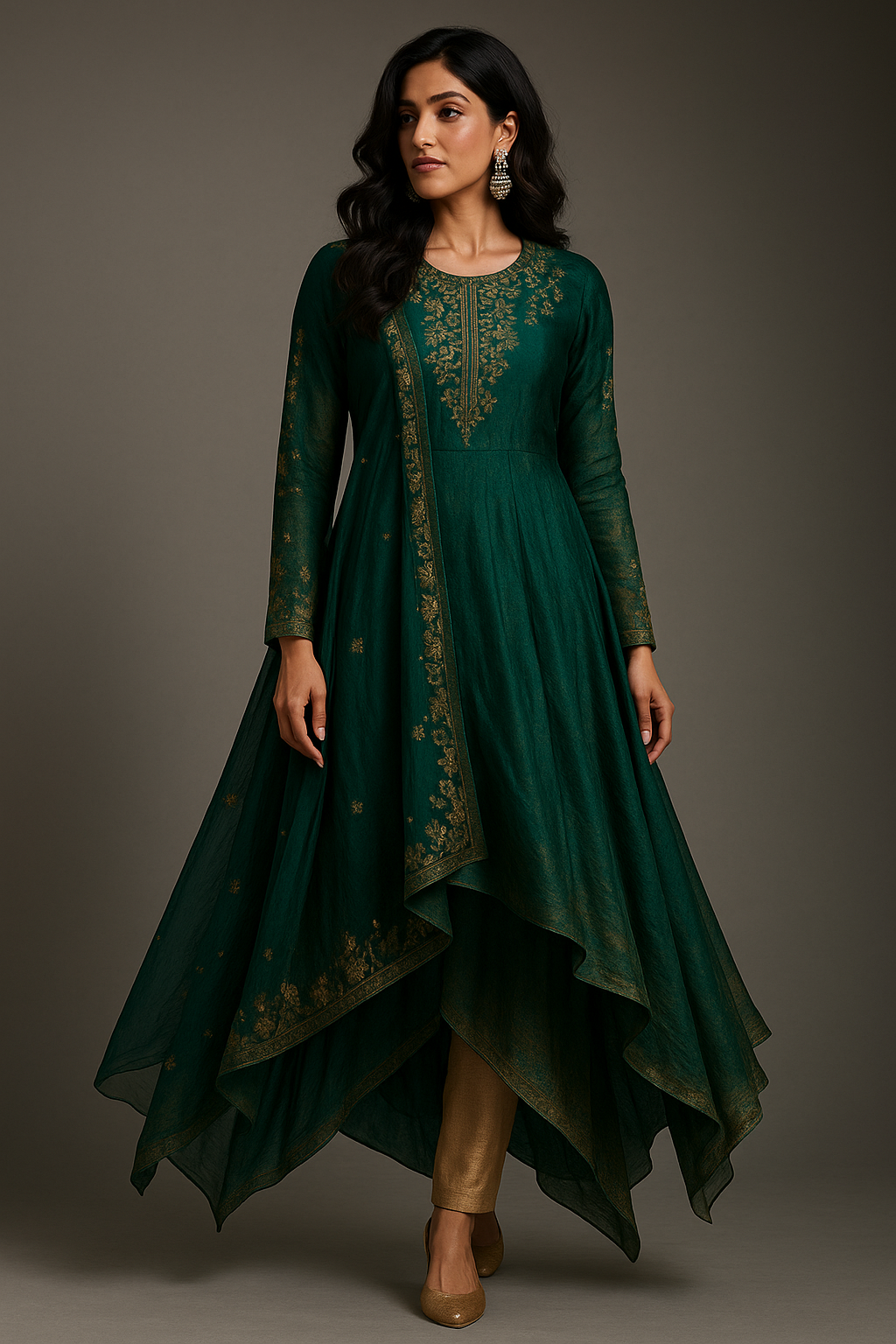 AI Generated - Asymmetrical Hemlines