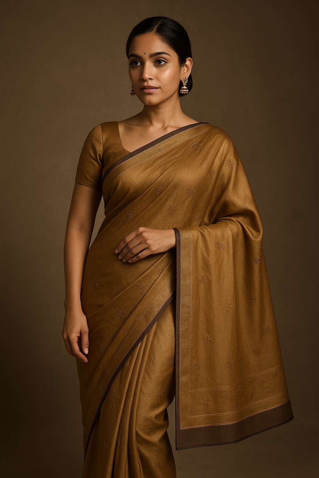 AI Generated - Saree Fall + Pico Combo