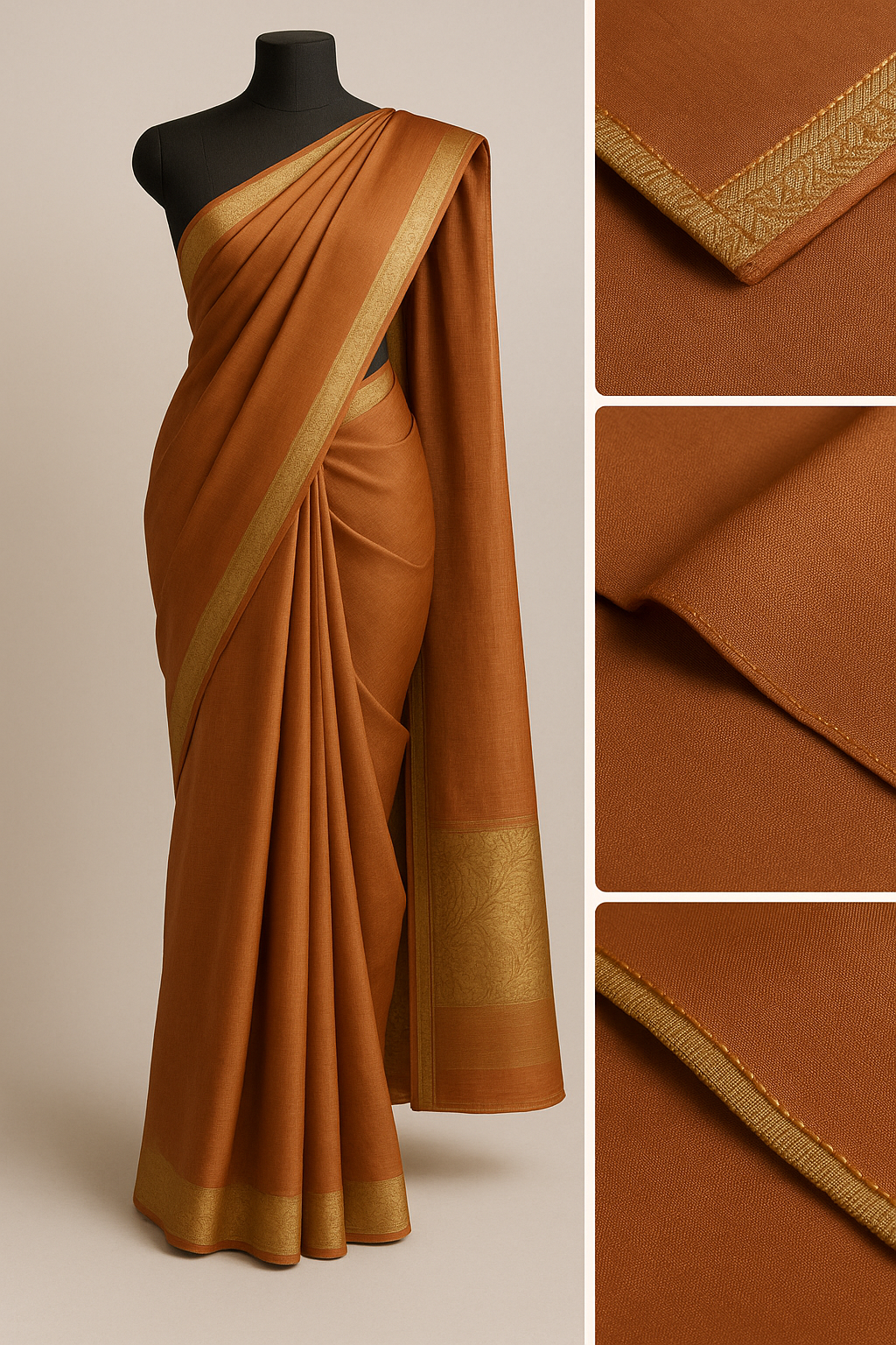 AI Generated - Saree Fall + Pico Combo