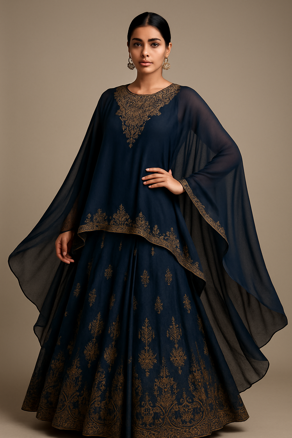 AI Generated - Cape Style Blouses