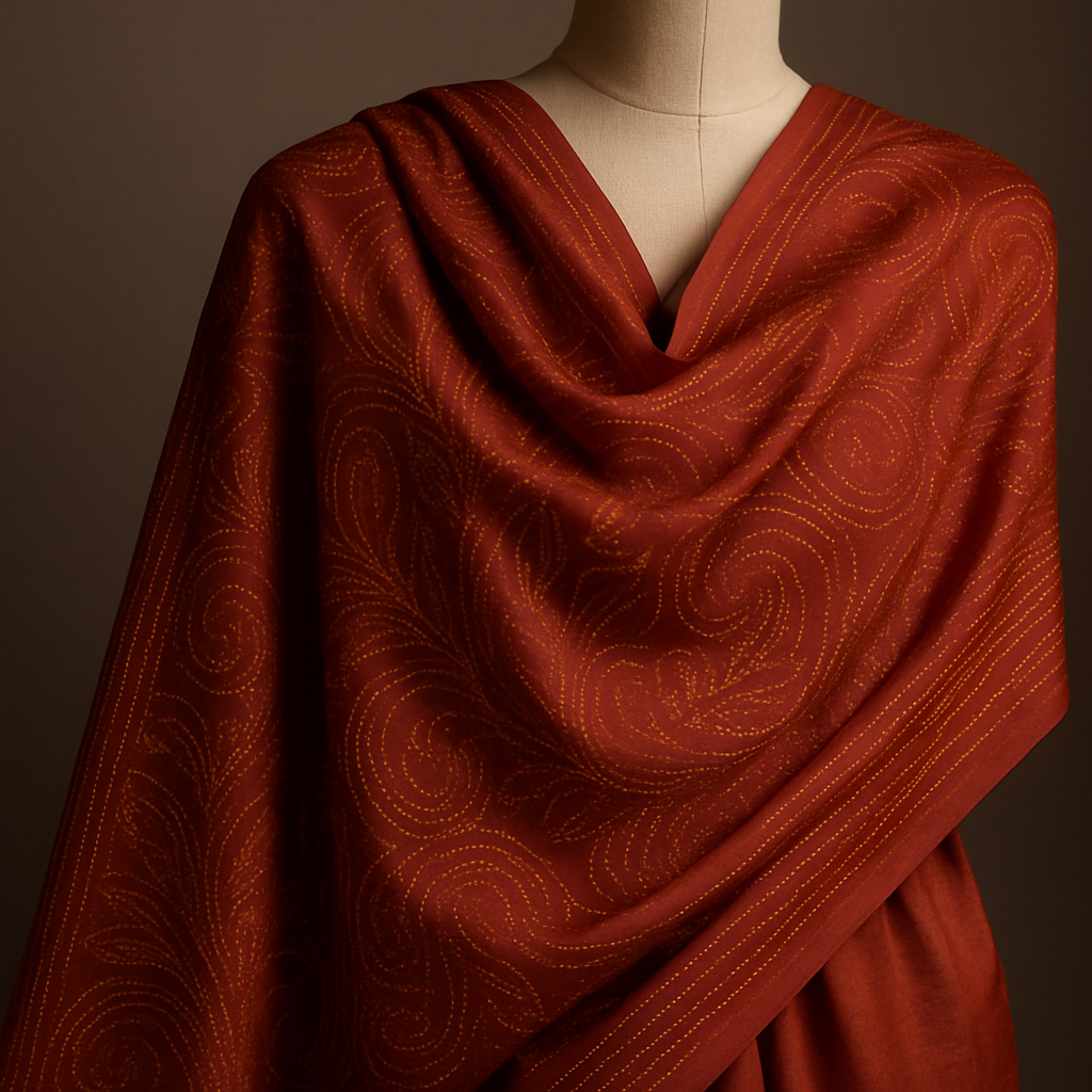 AI Generated - Kantha Work (Bengali Running Stitch)