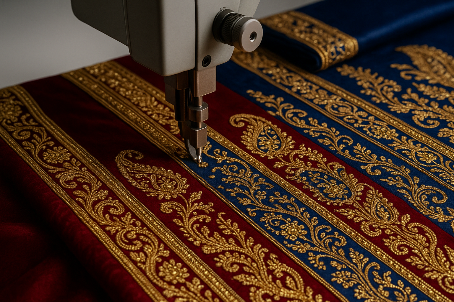 AI Generated - Sequin and Bead Work (Machine)