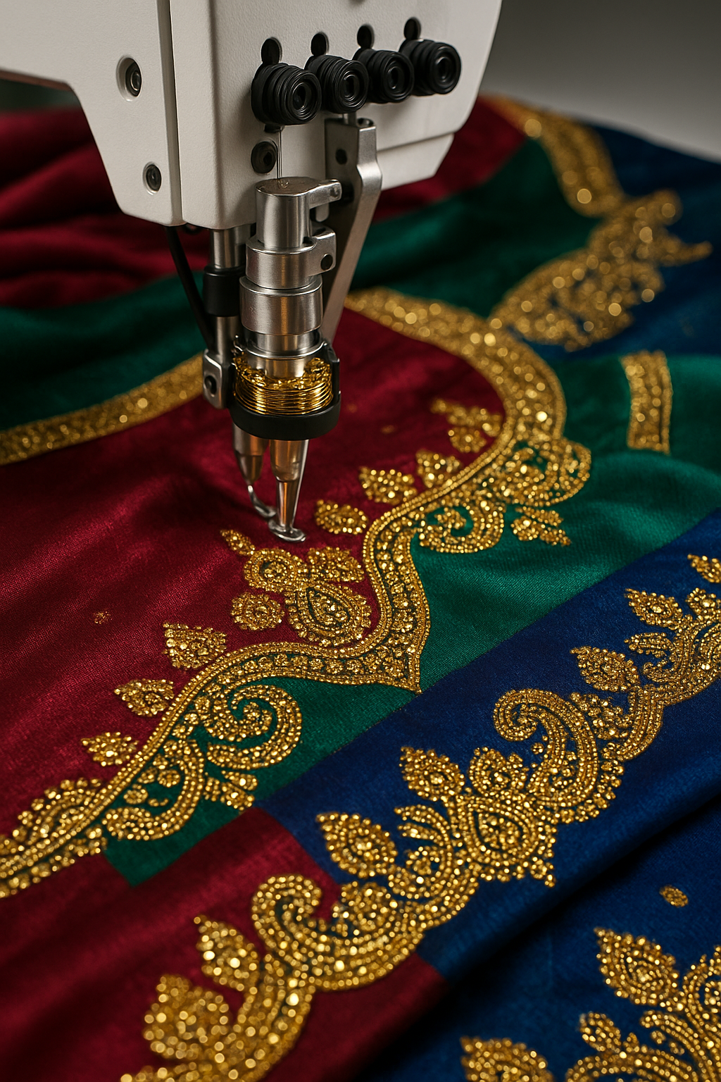 AI Generated - Sequin and Bead Work (Machine)