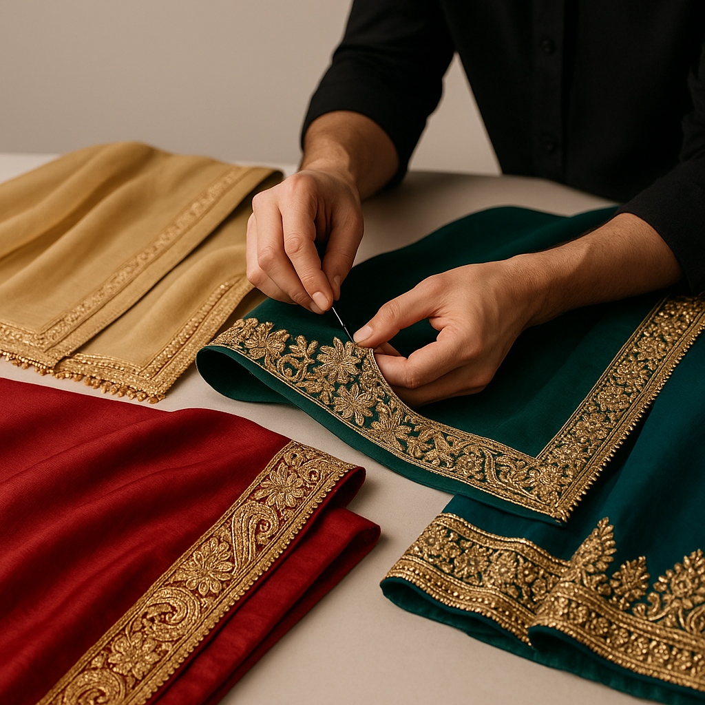 AI Generated - Attaching Lace/Borders