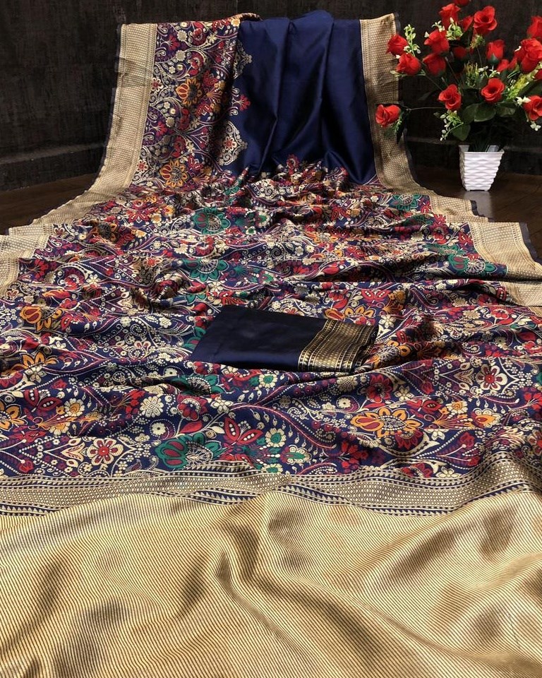 Kashmiri Silk Saree image